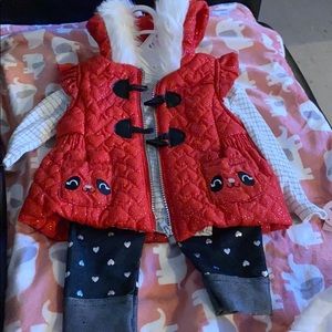 Baby girl brand new set